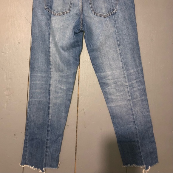 Express Mid Rise Split Jeans - Picture 2 of 4